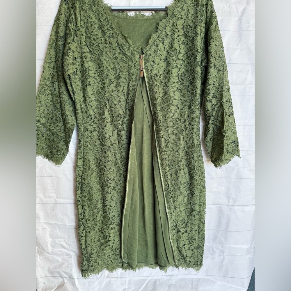 Diane Von Furstenberg Zarita Lace Dress size 10 - Picture 5 of 15